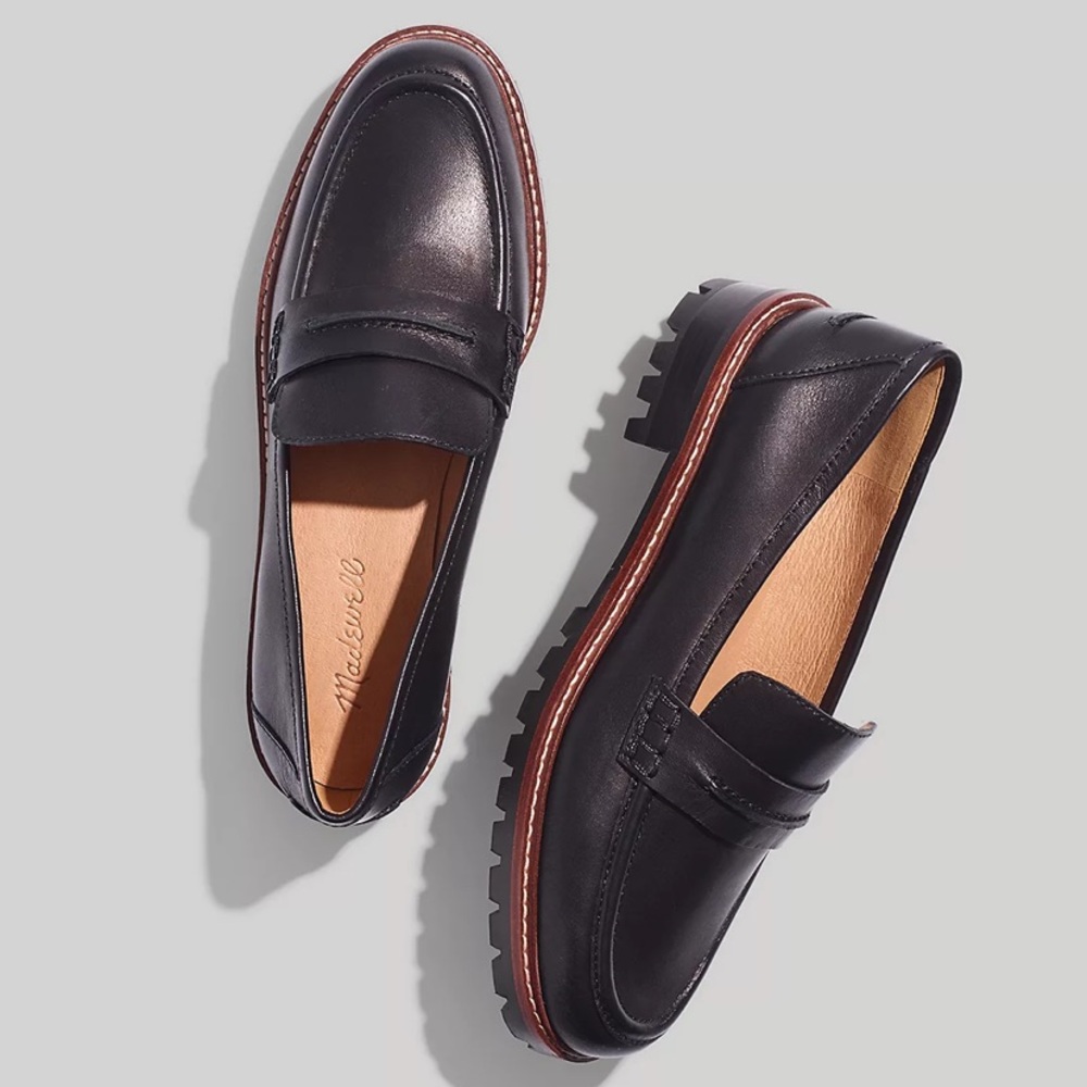 Brand new, never worn loafers from Madewell.
